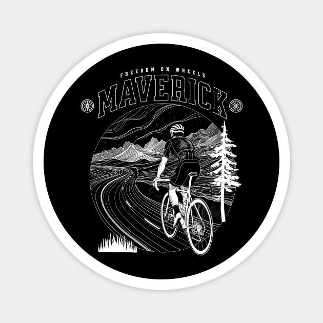 Maverick, Freedom on Wheels Magnet by Vinokurio